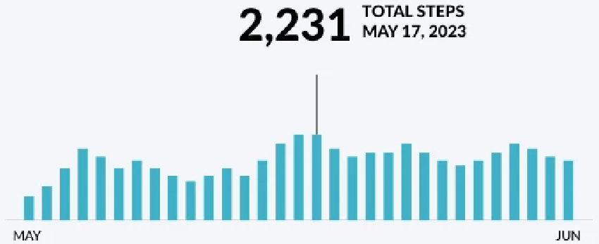 Hourly Activity Bar Chart